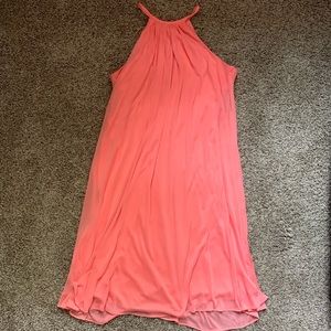 David’s Bridal Bridesmaid Dress- Coral Reef